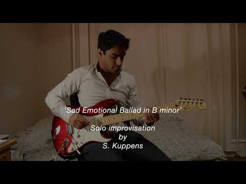 Sad Emotional Ballad in B Minor: Solo Improvisation by Santosh Kuppens