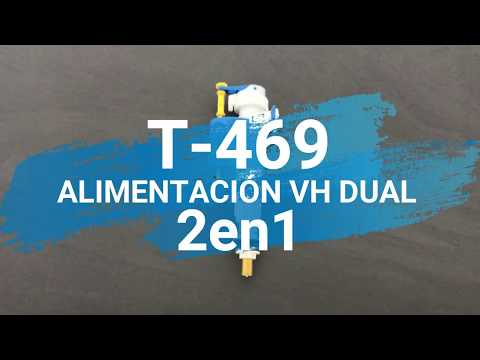 DEMOSTRACIÓN: T-469 Grifo Cisterna Alimentación VH Dual 2en1