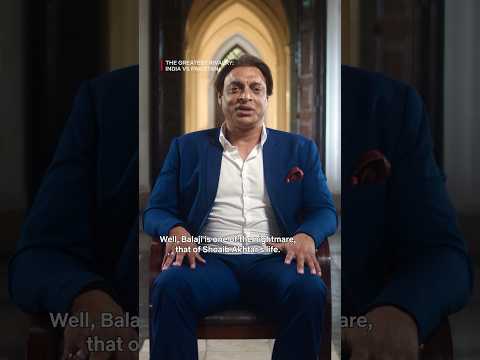 Shoaib Akhtar's INTENSE Face-off with Balaji! 🔥 #TheGreatestRivalryIndiavsPakistan