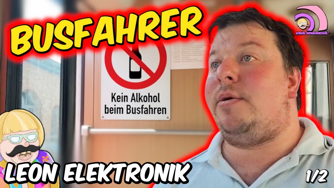 Leon Elektronik: DU BIST BUSFAHRER?! 1/2 🚌 Leon dreht die erste Runde! |Mongotar