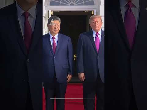 Trump welcomes China’s Xi Jinping to White House