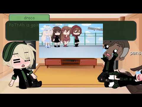 The silver trio reacts to ‘Harry learning how to fly| gacha drarry