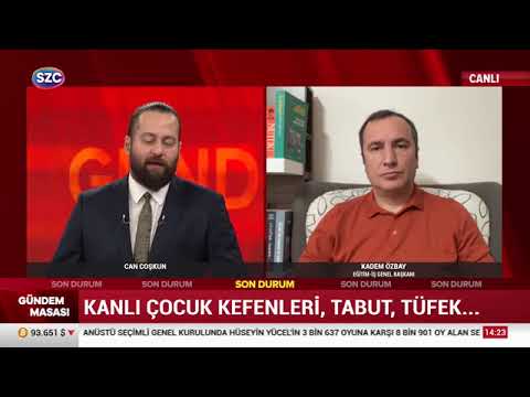 Genel Başkanımız Kadem Özbay,  Sözcü Tv`de yayınlanan Gündem Masası programında gazeteci Can Coşkun`un canlı yayın konuğu oldu. | EĞİTİM İŞ
