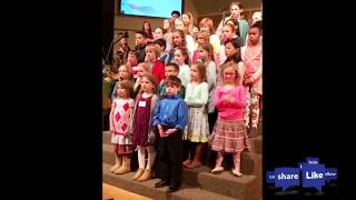 little girl dancing at Church Choir steals the spotlight -
