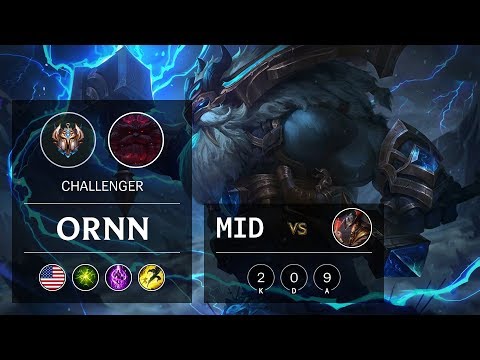 Ornn Mid vs Twisted Fate - NA Challenger Patch 9.12