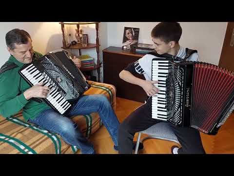 Maestro Ljubiša Pavković i učenik Boris Grujić - Pravo horo