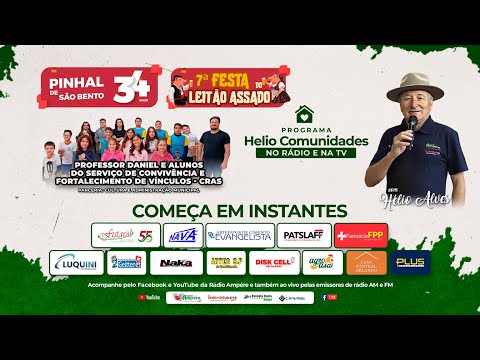 Helio Comunidades no Rádio e na TV - 02/11/25 - Alunos do SCFV Pinhal de São Bento - Prof Daniel