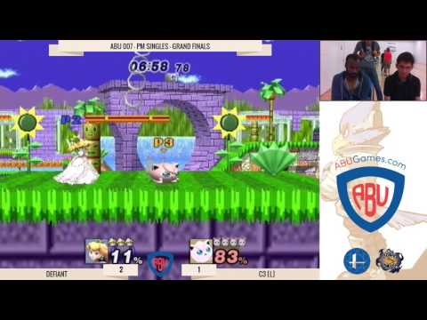 ABU 007 - Mario is Top Tier: C3 (Lucario, Kirby, Jigglypuff) Vs. Defiant (Peach) - PM Grand Finals