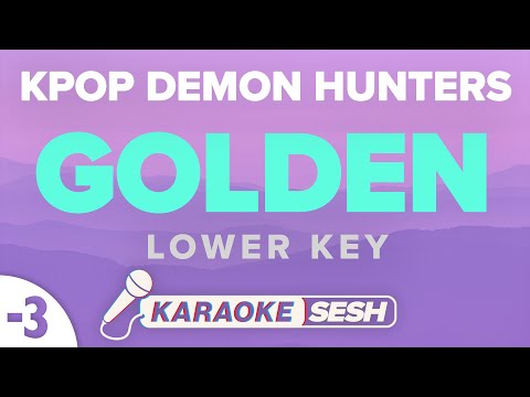 Golden (Lower Key) Karaoke - KPop Demon Hunters