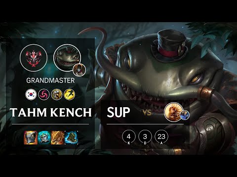 Tahm Kench Support vs Leona - KR Grandmaster Patch 10.22