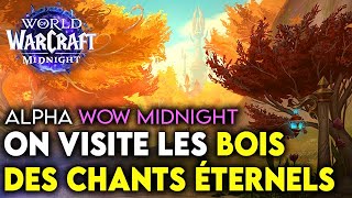 ON VISITE LA NOUVELLE ZONE DE WOW MIDNIGHT : LES BOIS DES CHANTS ETERNELS TOTALEMENT REFAITS  🔥🔥