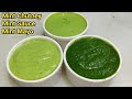 3 तरीके की हरी चटनी बनाने की विधि | Green Chutney Recipe | Mint Chutne