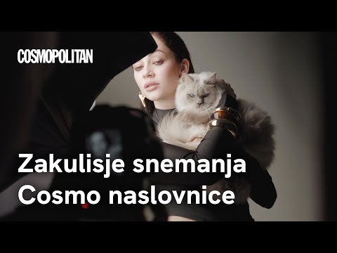 Zakulisje fotografiranja Cosmo naslovnice: Estora - Gaja Prestor