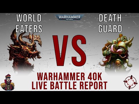 Liam Vs @miniwargaming Dave - Death Guard Vs World Eaters - Warhammer 40k