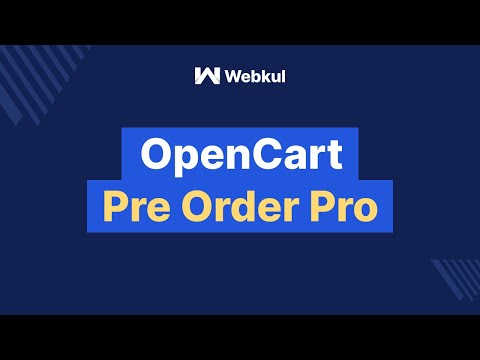 Opencart Pre Order Pro