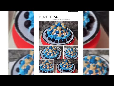 cake  icing | cake designing | Quick  cake  Decorating  @robinachef9482