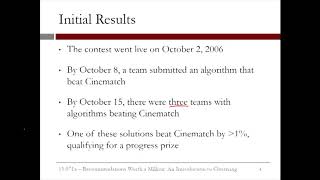 6.2.1 An Introduction to Clustering - Video 1: Introduction to Netflix