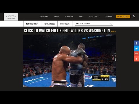 Wilder vs Washington FULL FIGHT PREVIEW: February 25, 2017 - PBC on FOX
