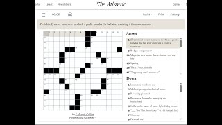 The Atlantic Crossword 05/10/2025