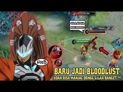 Cuman Butuh Bloodlust Hyper Alpha Udah Bisa Maniac !!! - Tips & Trick Hyper Alpha | Mobile Legend
