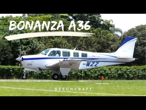 Beechcraft A36 Bonanza Takeoff | Beechcraft Aircraft Video