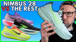 ASICS GEL-NIMBUS 28 vs THE REST! - VOMERO PLUS & MEGABLAST! - EDDBUD