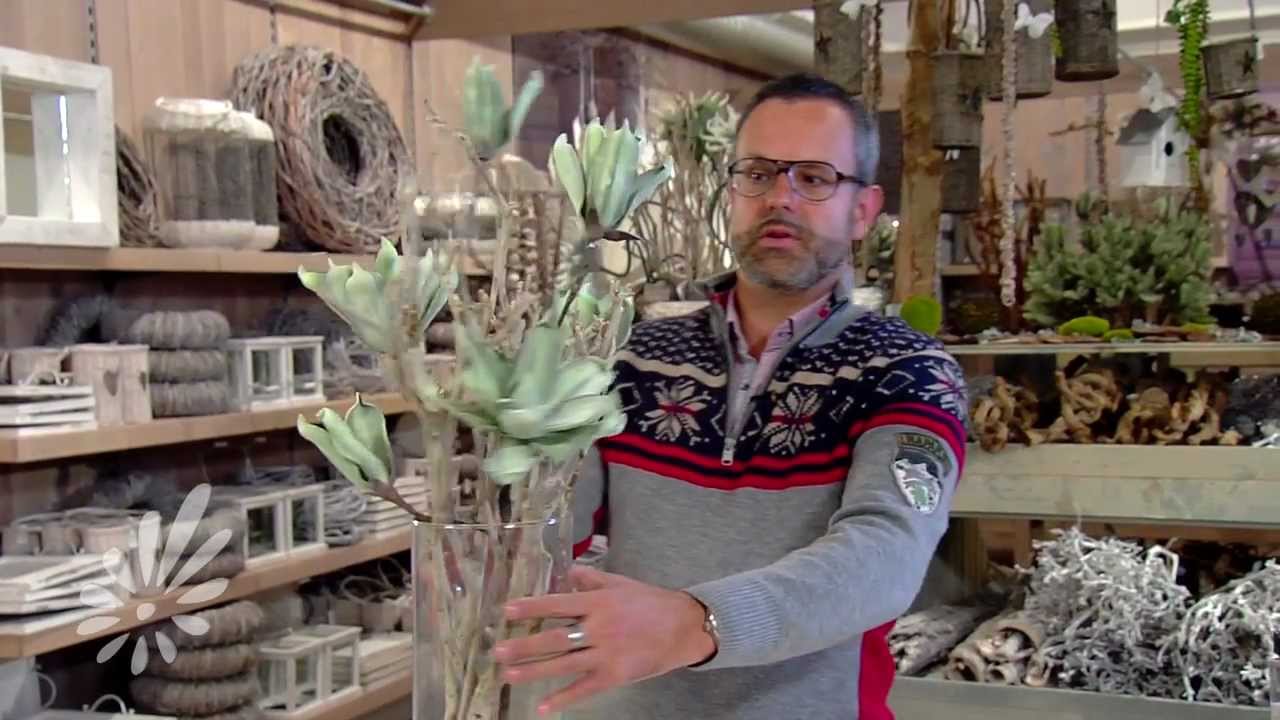 Glasvaas met takken opmaken met Romeo Sommers