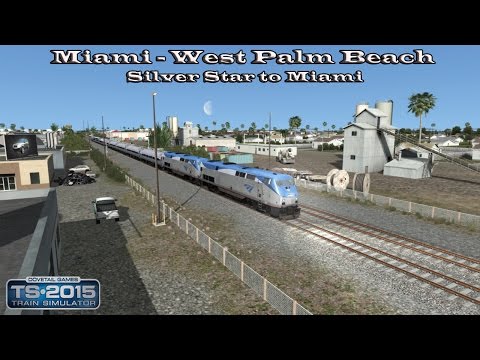 Train Simulator 2015 - Career Mode - Miami - West Palm Beach - Silver Star to Miami Part 1
