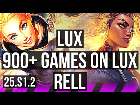 LUX & Miss Fortune vs RELL & Kai'Sa (SUP) | 900+ games | KR Master | 25.S1.2