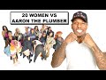20 WOMEN VS 1 COMEDIAN AARON THE PLUMBER