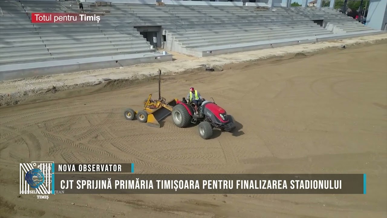 CJT sprijină Primăria Timișoara pentru finalizarea Stadionului