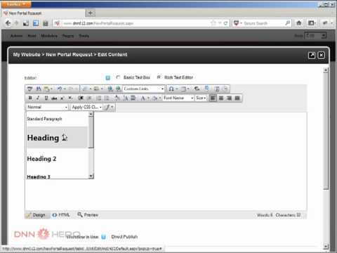 How to allow regular users to create portals using the core DotNetNuke - part 1/2 - Video #302
