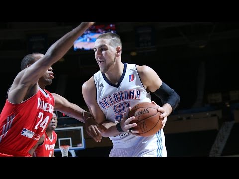 Thunder rookie Mitch McGary scores 18 points in 19 minutes for OKC Blue