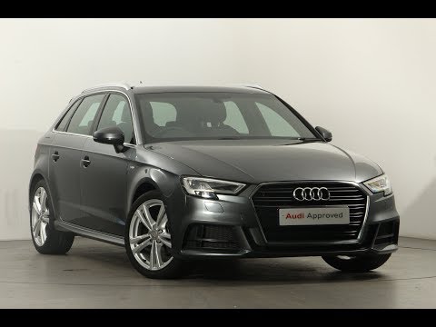 KL18YJB AUDI A3 TFSI S LINE GREY 2018, Derby Audi