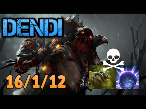 Can Pos1 Pudge Carry Game? | Dendi Plays His Signature Hero! (7.28)