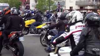 preview picture of video 'Rassemblement motards (et motos) à Altkirch, le 1er mai 2012'