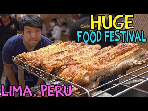MEAT PARADISE: The LARGEST Food Festival in SOUTH AMERICA, Mistura in Lima Peru