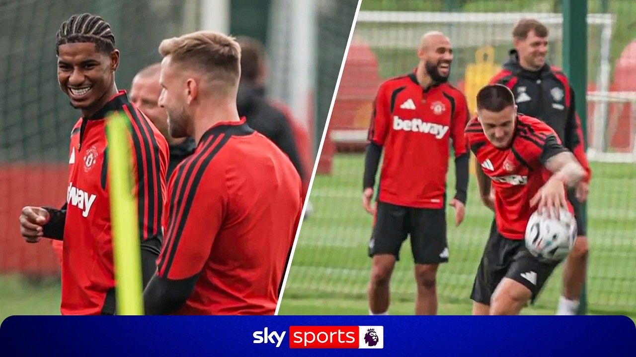 Update from Man Utd training as Sesko & De Ligt return ahead of PL start 🔴