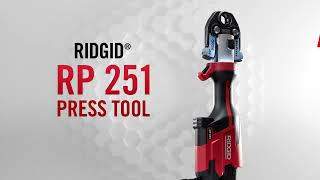 RIDGID Access Granted. The All-New RIDGID RP 251 Press Tool