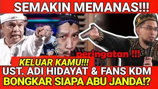 Download lagu KDM SHOCKED!? UST ADI HIDAYAT & HARDLINE KDM FANS EXPOSE WHO ABU JANDA REALLY IS!? mp3