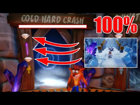 Cold Hard Crash - Alle Kisten Edelsteine - 100% Platin Guide Crash Bandicoot 2 Deutsch