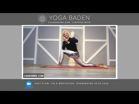 YOGA BADEN | ONLINE YOGA KLASSE: EASY FLOW, YIN YOGA, MEDITATION (26.03.2020)