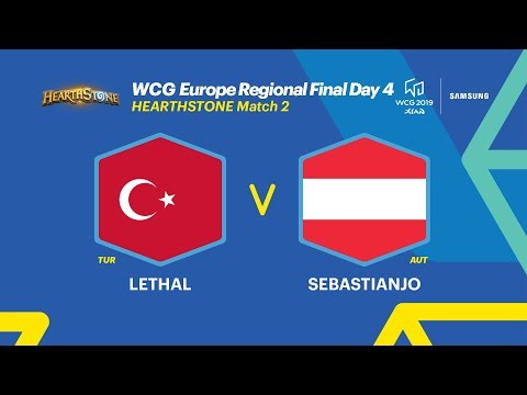 WCG 2019 Xi’an, European Regional Final - Hearthstone, 2R, Turkey vs Austria (ENG)