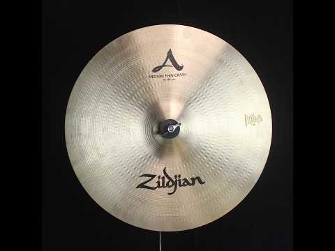 Used Zildjian 16" A Medium Thin Crash - 1071g (video demo) image 3