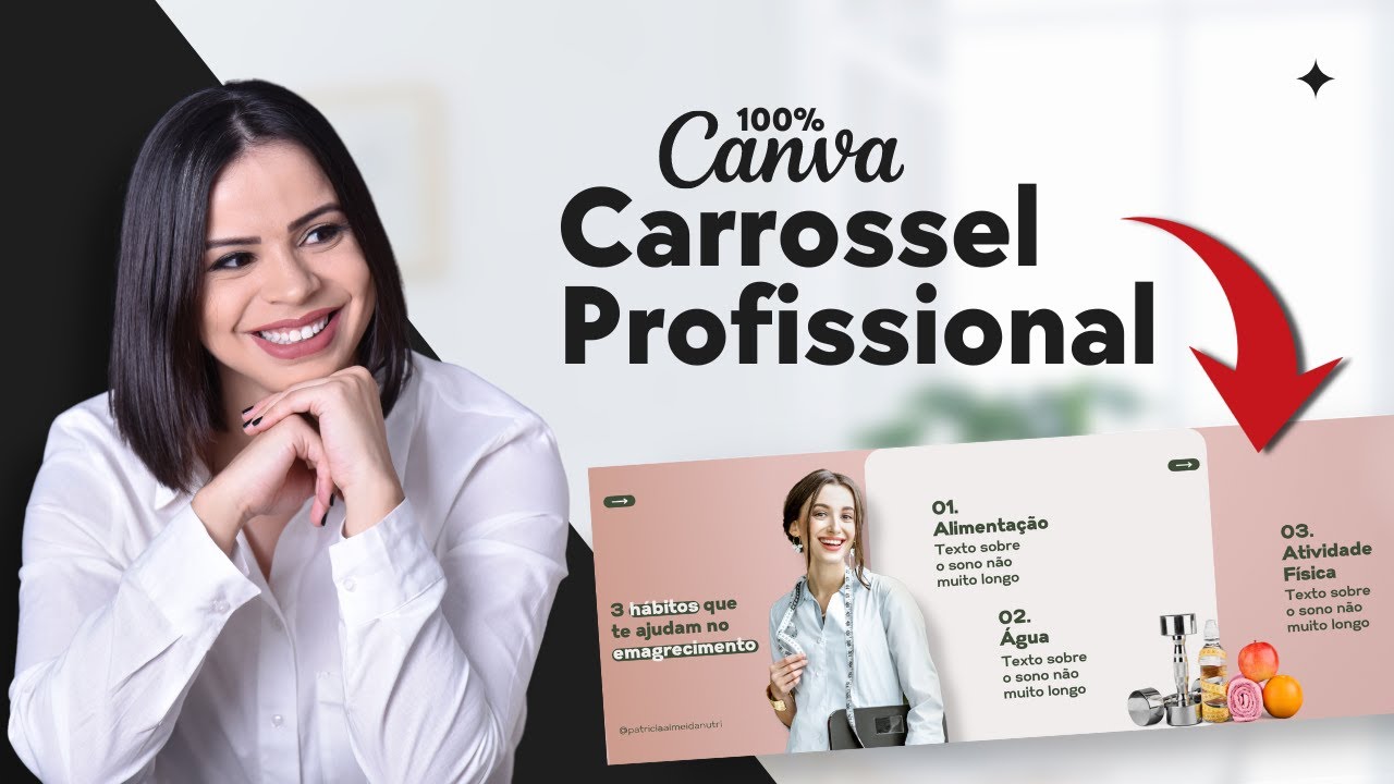 (AULA) Como criar do zero CARROSSEL PROFISSIONAL no Canva