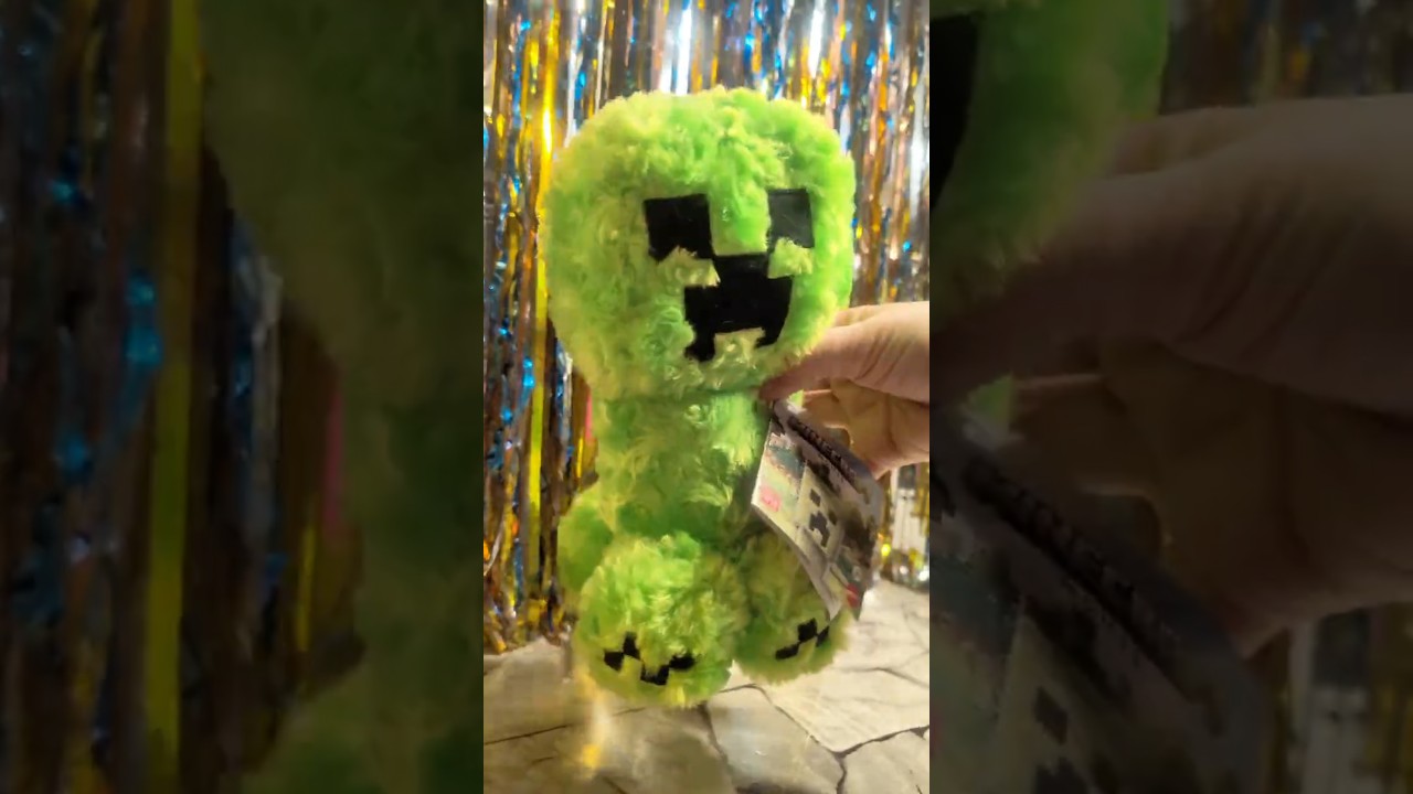 I found a MINECRAFT Plush CREEPER Toy! 💥🌵 #minecraft #creeper #plushies