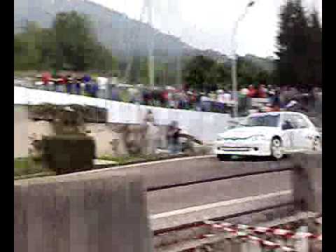 Rally città di Schio 09 - Apripista Matteo Brunello su 106 maxi della HC Sport PS4