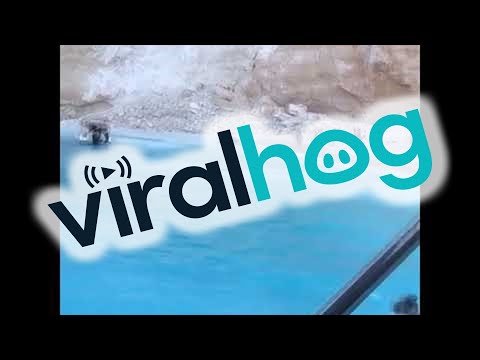 Aftermath Following Cliff Collapse at Shipwreck Beach || ViralHog