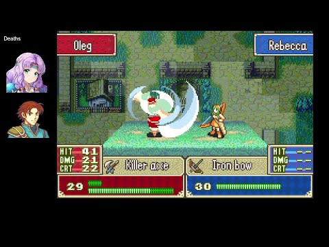 Fire Emblem 7 Low Tier Iron Man Part 3 -  Boss crits and Bad Plays are a Rough Combo