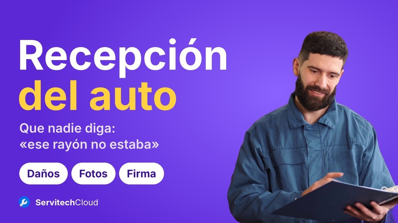 Cómo registrar daños e inventario al recibir un auto